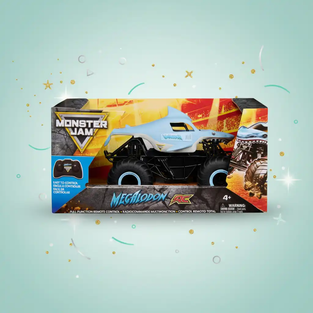 Experience the prehistoric power of the shark in action on the track.