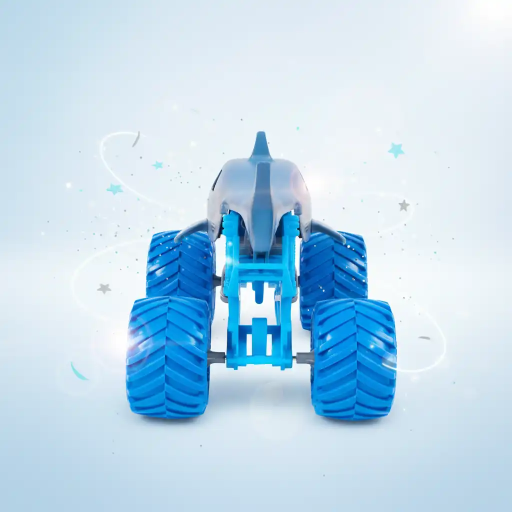 Create your own stunts and tricks with the Megalodon.