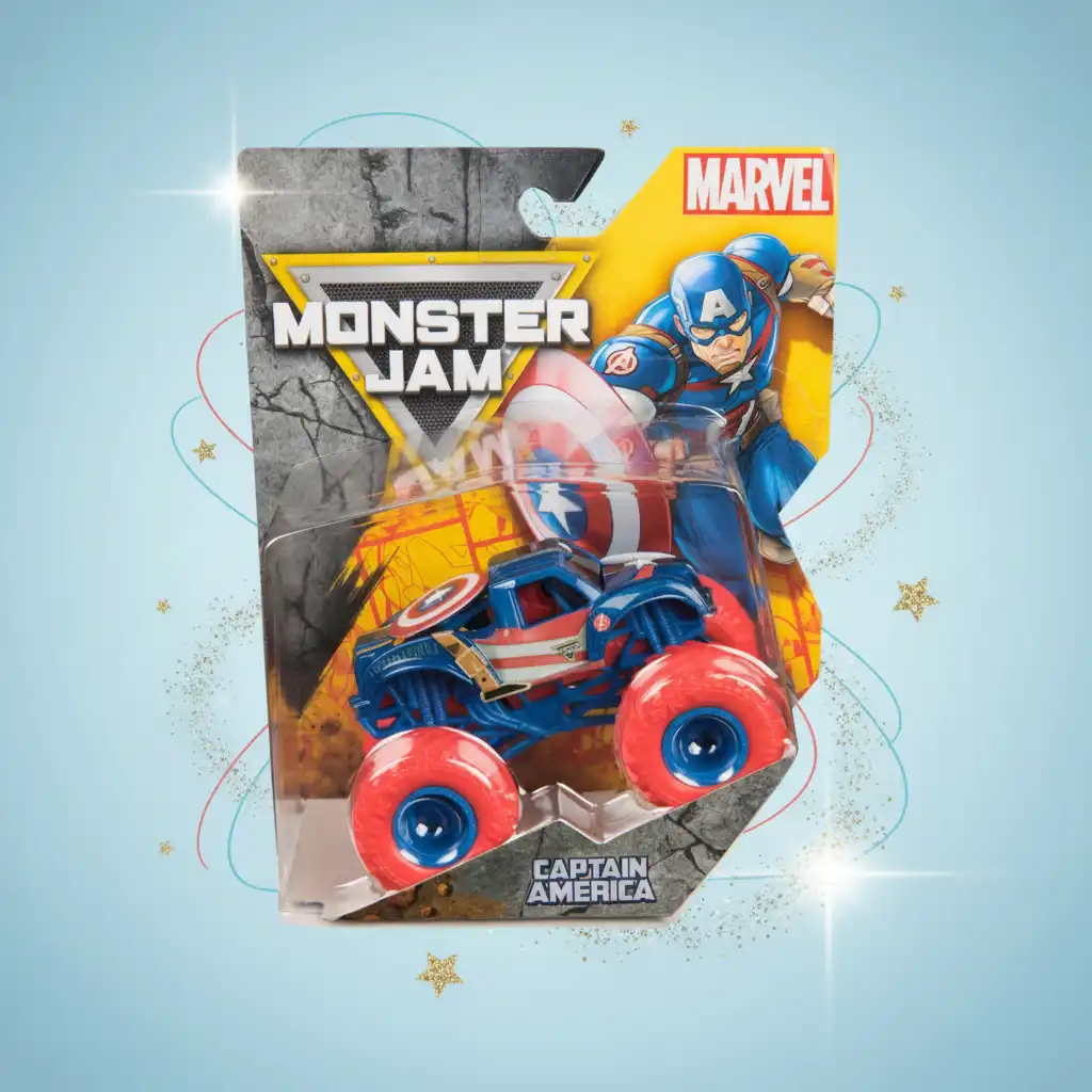 Experience epic heroism with every turn of the Monster Jam wheels.