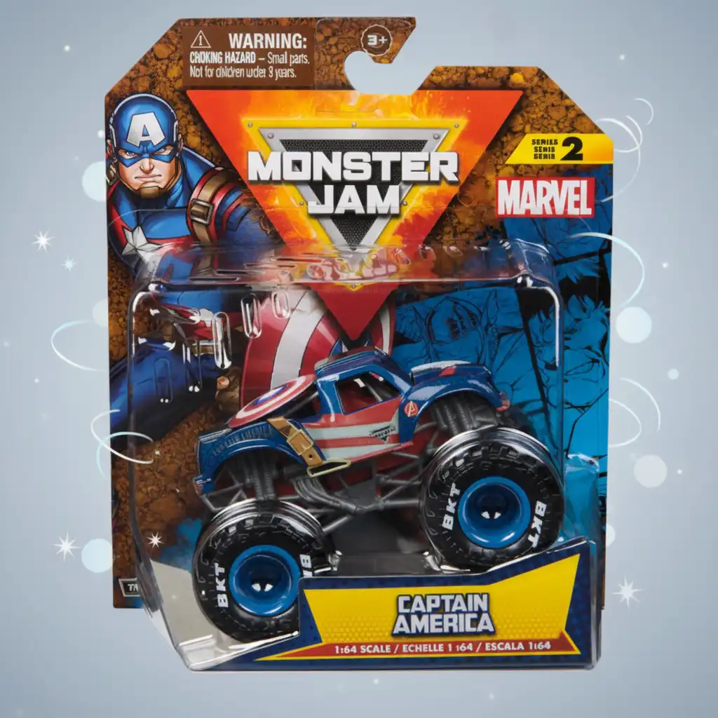 Experience epic adventures with the legendary Avenger in the Monster Jam arena.