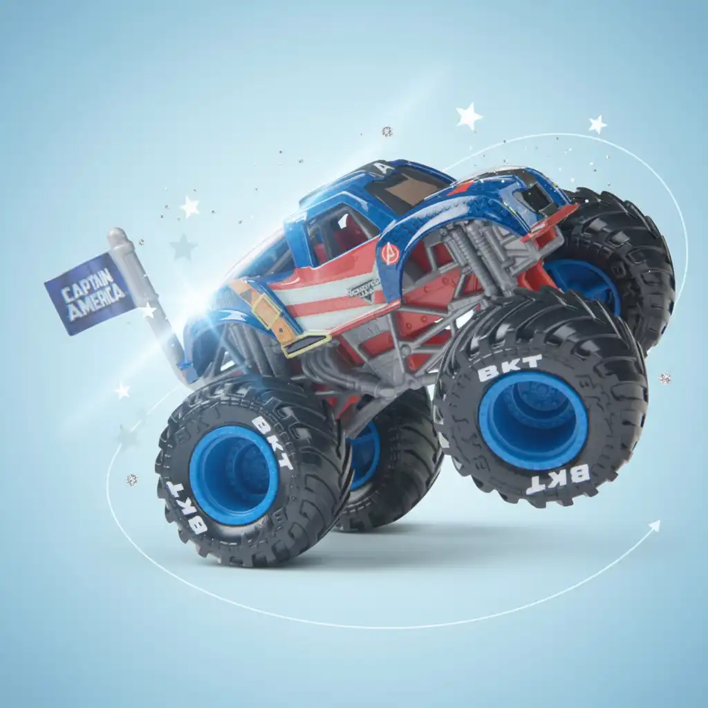 Durable truck ready for the biggest stadium jumps.