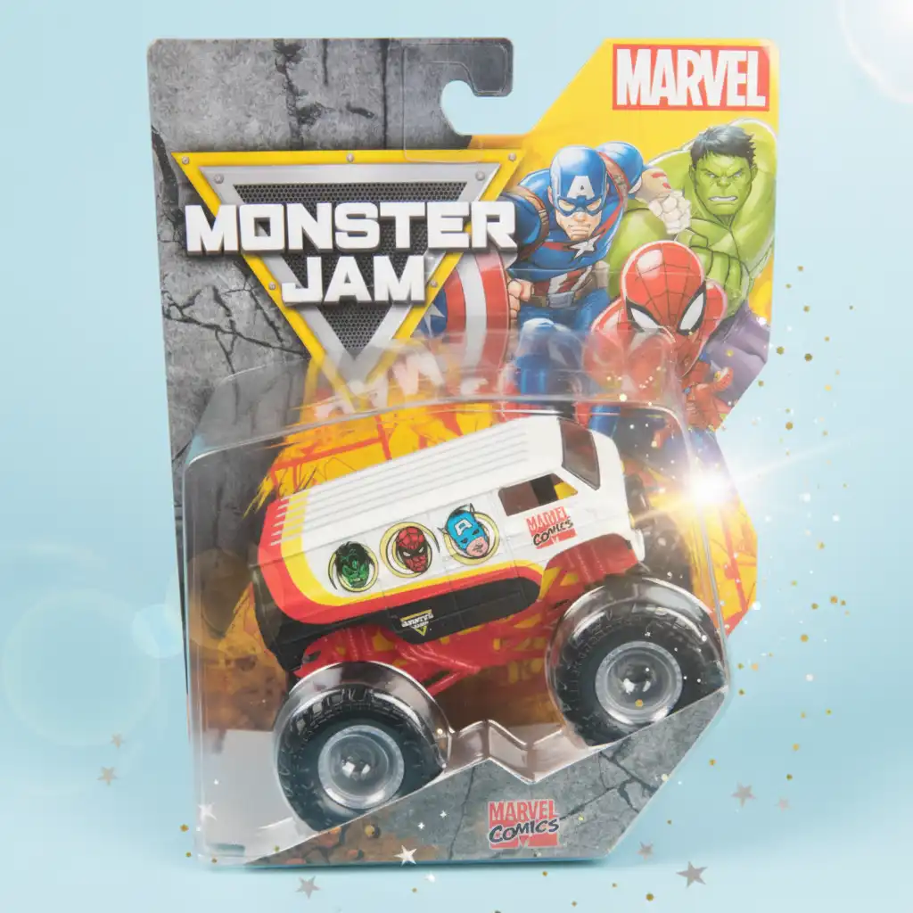 Master the arena with unbeatable Marvel heroes on four wheels.