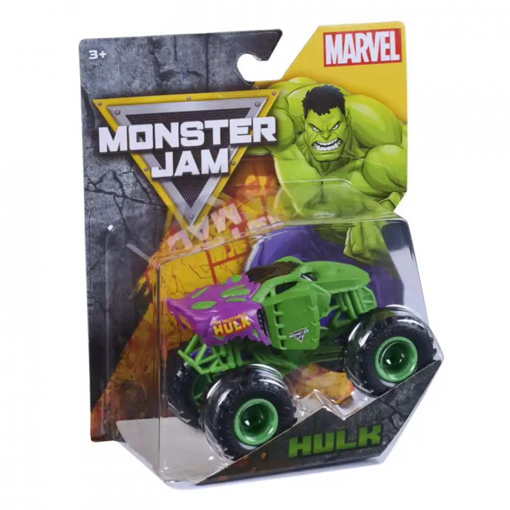 Unleash heroic action with the unstoppable Monster Truck.