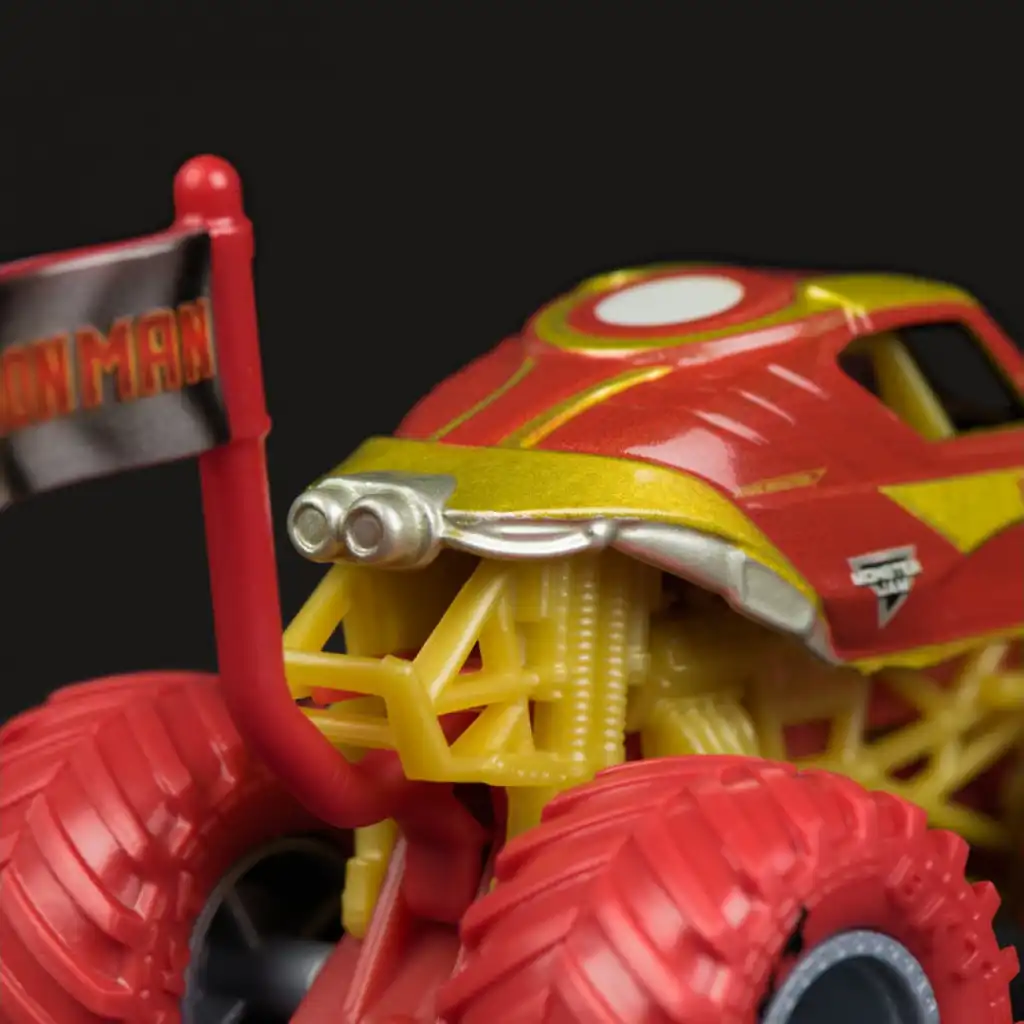 Spark imagination with heroic Iron Man stunts.