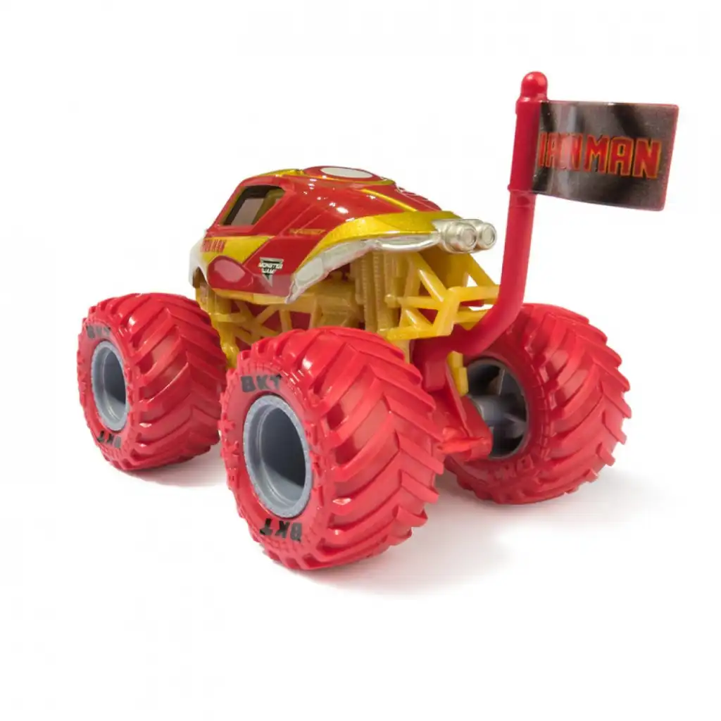 Create your own stunt show with Iron Man.