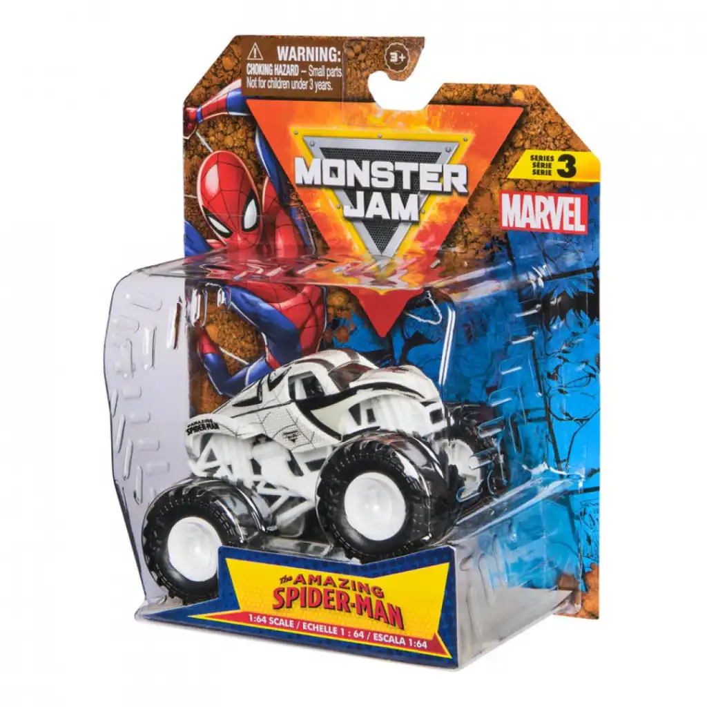 Experience epic action with the superhero monster truck.