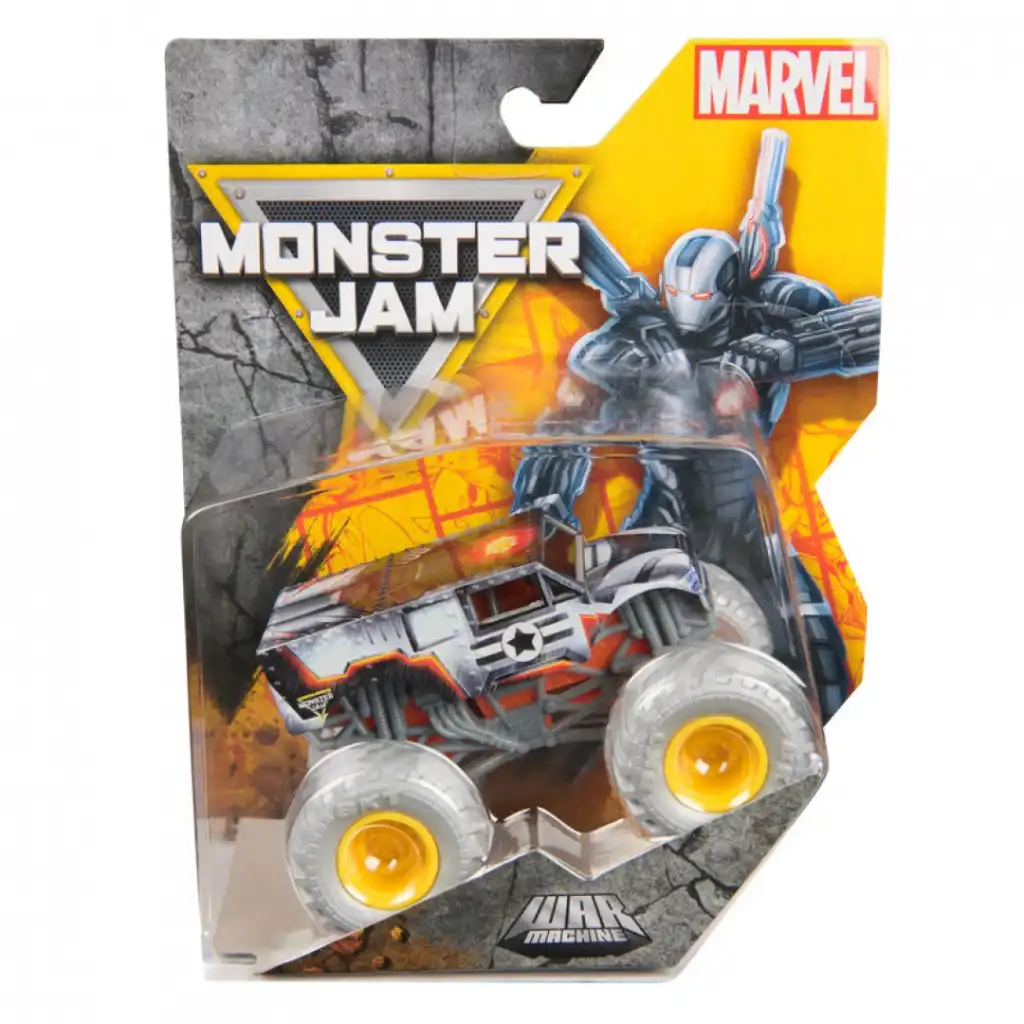 Detailed craftsmanship of a collectible die-cast monster truck.