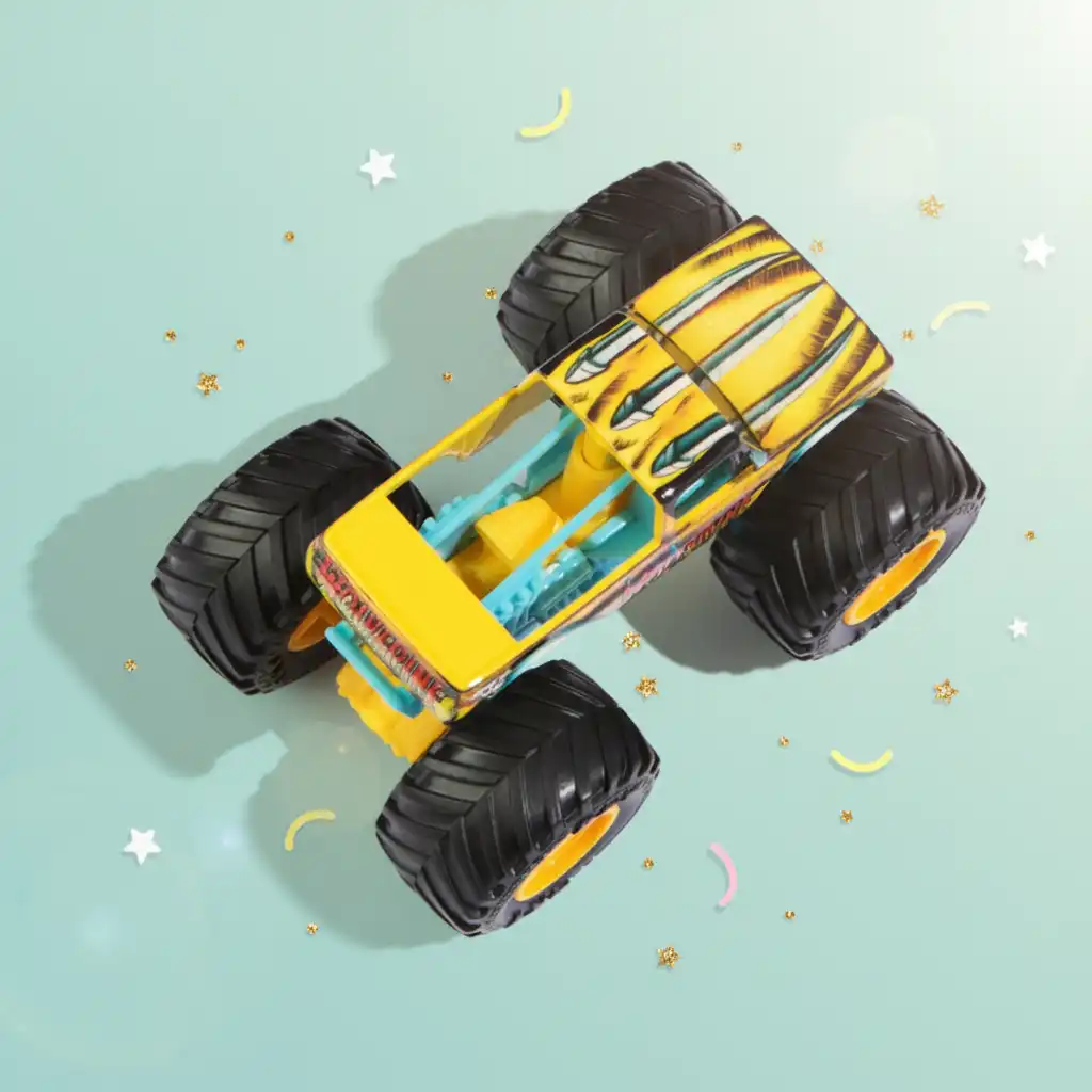 Durable metal model ready for any challenge.