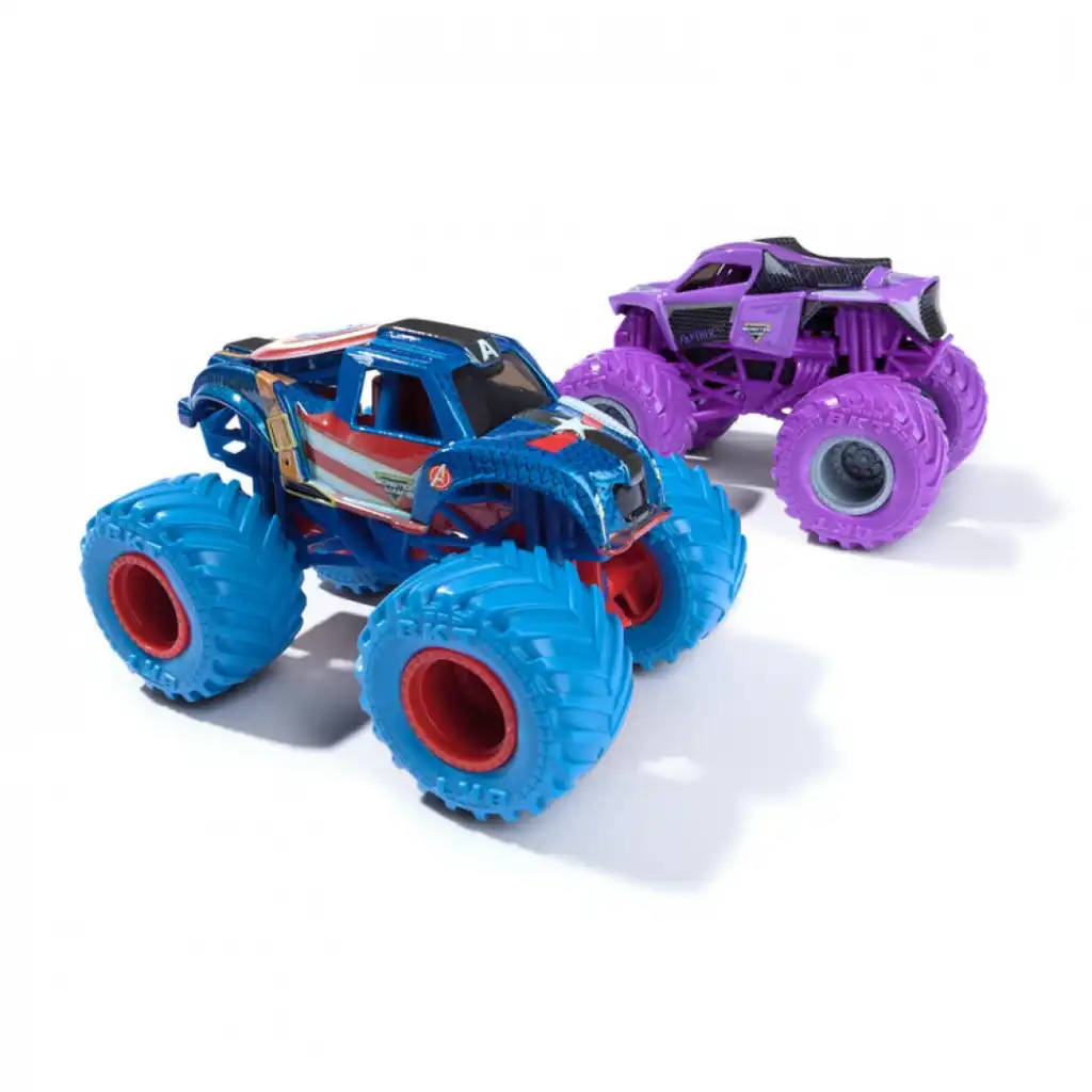 Create your own Monster Jam show full of tricks.