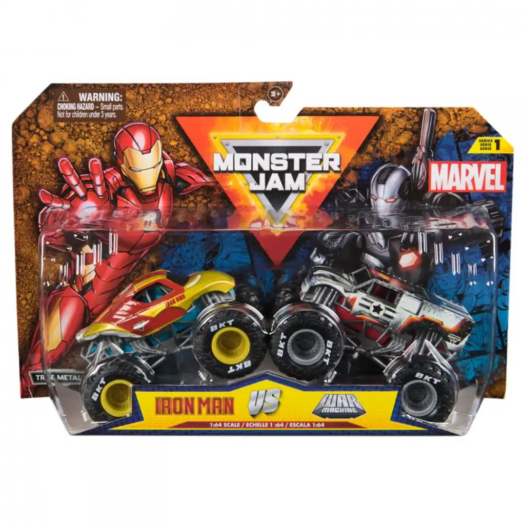 Precise metal craftsmanship and authentic Marvel truck details.