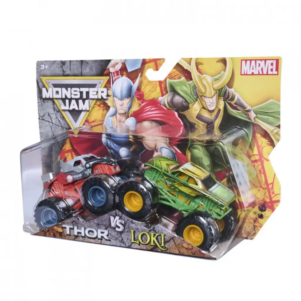 Unleash an epic battle of gods at 1:64 scale.