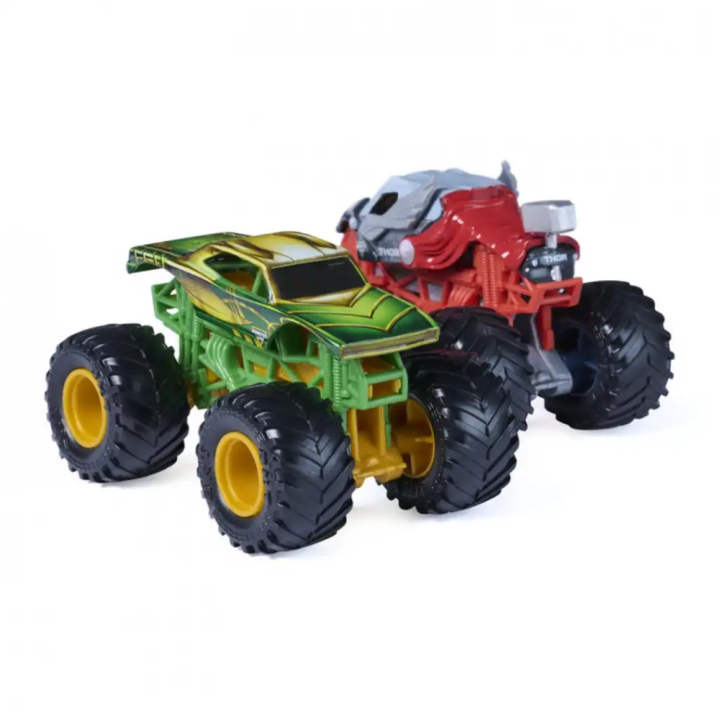 A unique blend of Marvel heroes and the Monster Jam world.