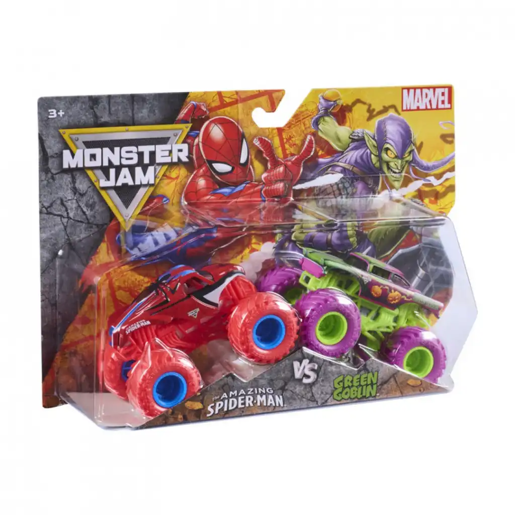 Experience endless action with Spiderman and Green Goblin.