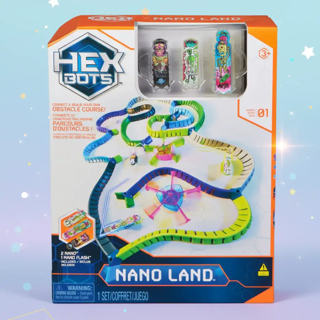 Build your own world full of robotic motion and colors.