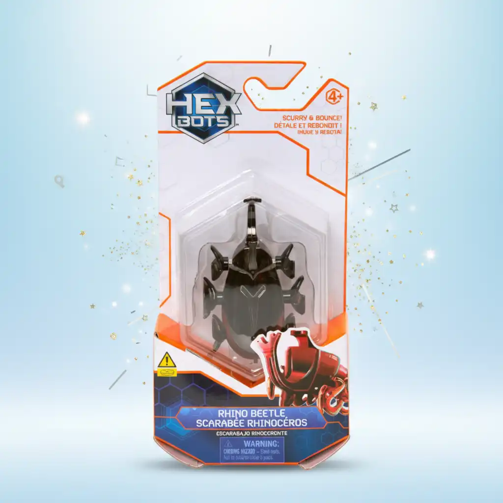 Experience endless fun with the crawling robot Rhino Beetle.