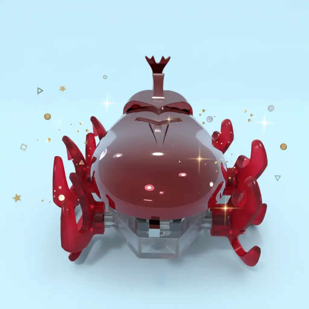 Modern hi-tech design for every young robot collector.