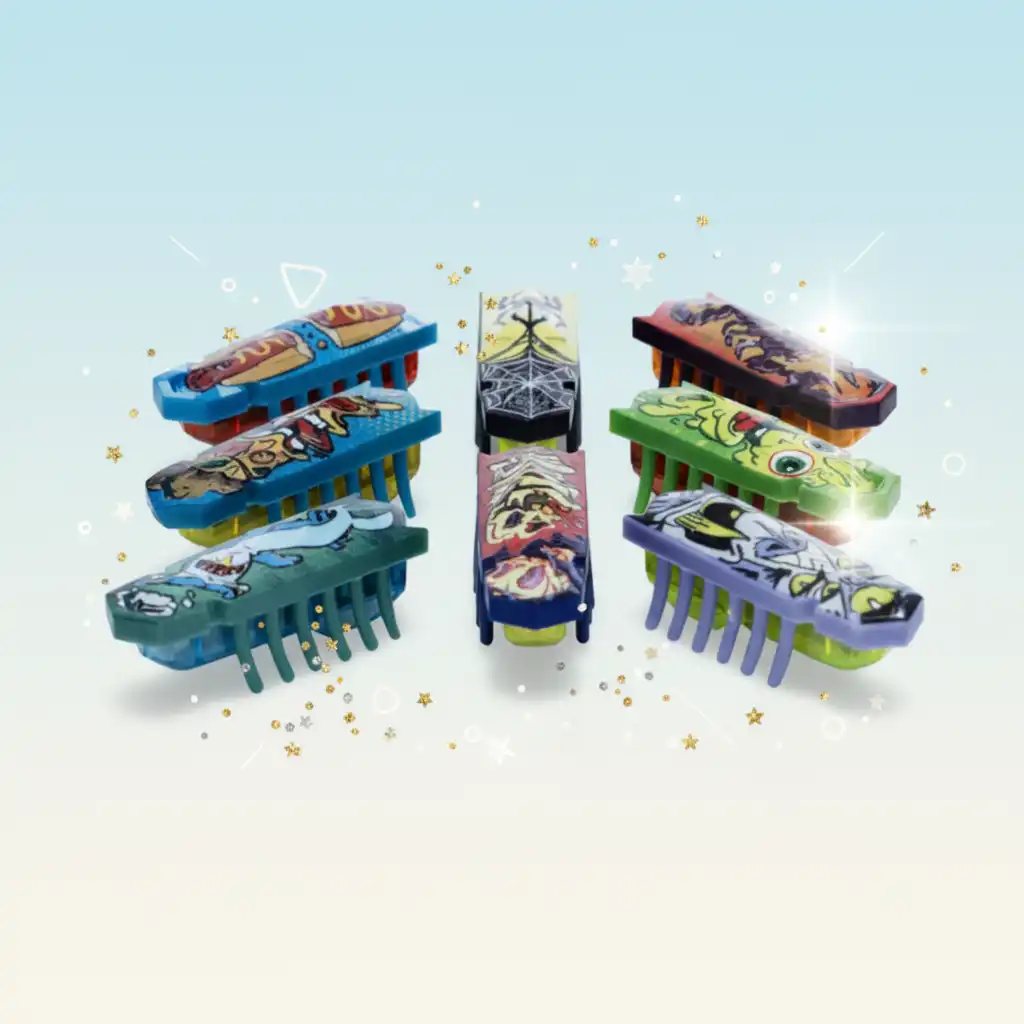 Build your own extensive world of robotic beetles.