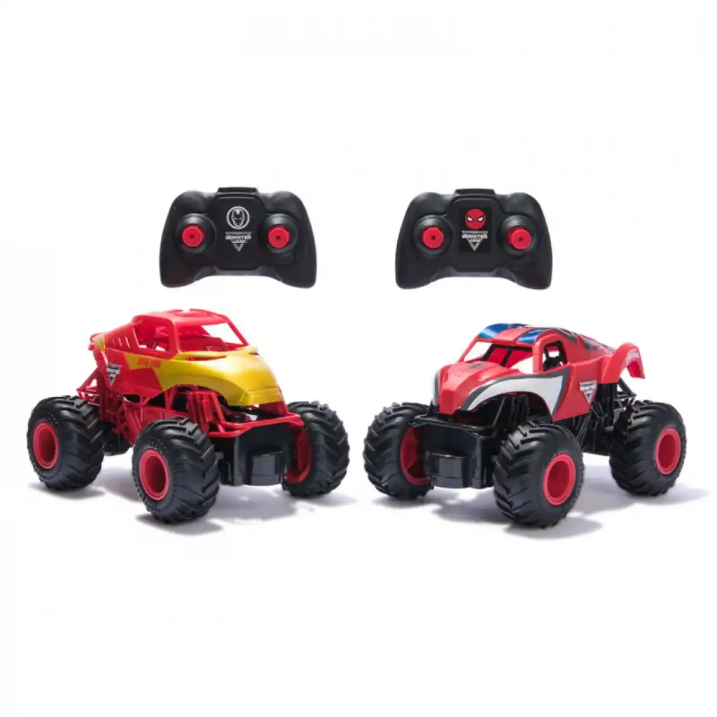 Master the power of Iron Man and Spider-Man in action.