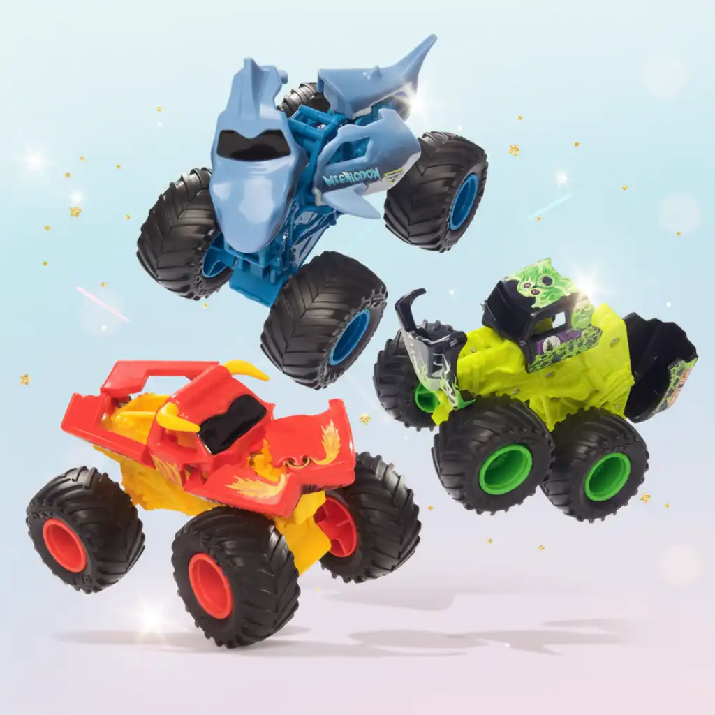 Dominate the arena with the unstoppable Monster Jam machine.