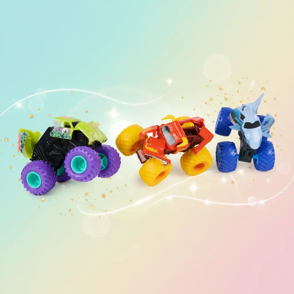 Build your collection of legendary Monster Jam machines.