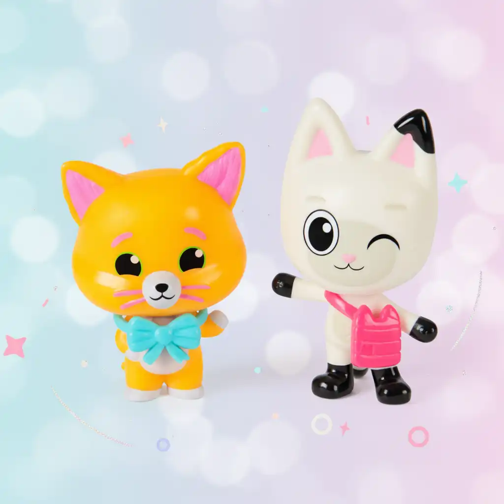 Encourage children's creativity through play with movie figures.
