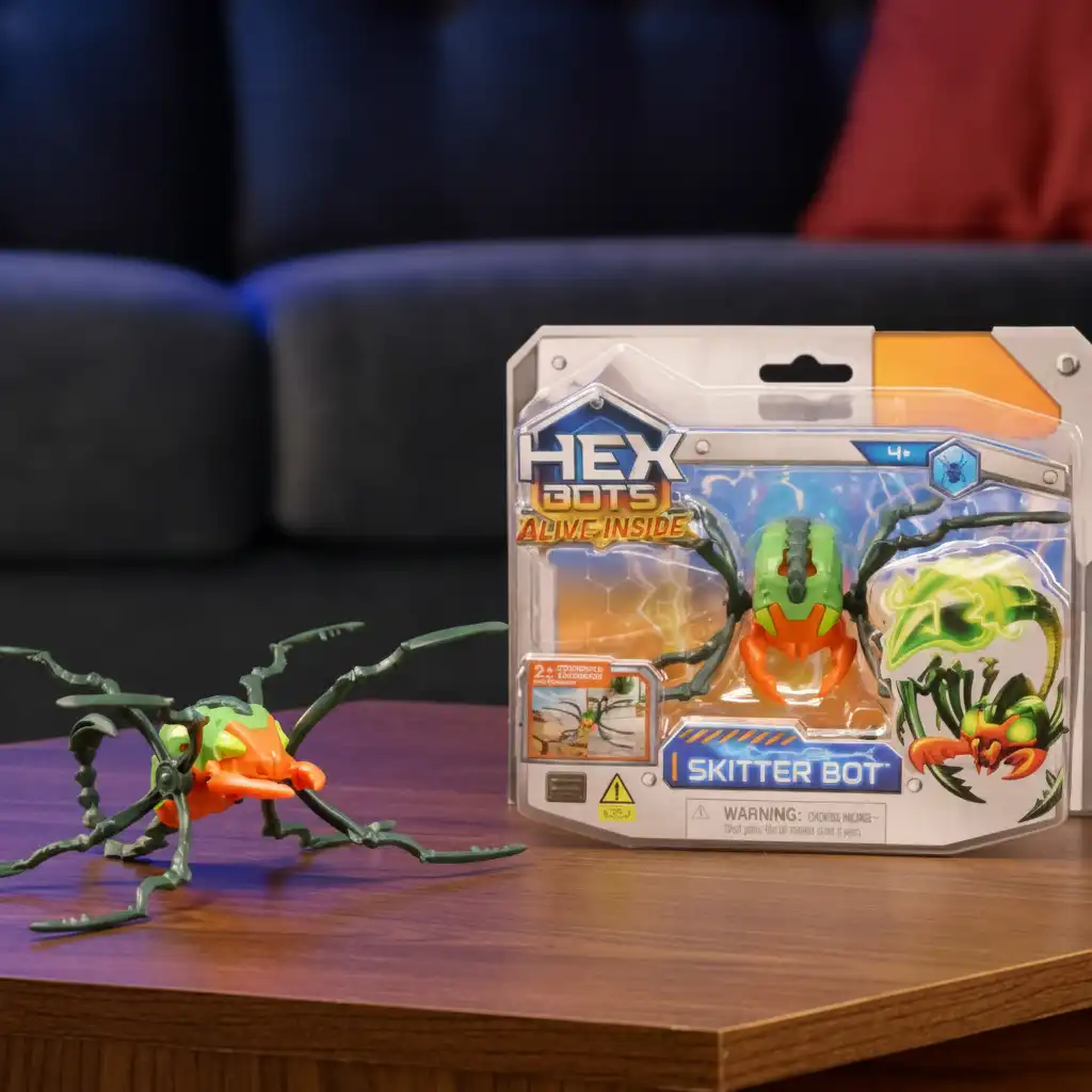 Precise craftsmanship and realistic movement of the robotic scorpion.