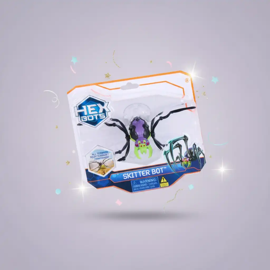 Unleash a wave of fun with the crawling robotic insect.