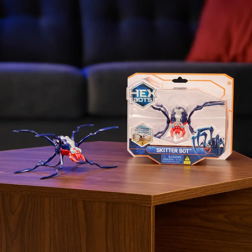 Top-notch craftsmanship and realistic movement of the Hex Bots robotic insect.