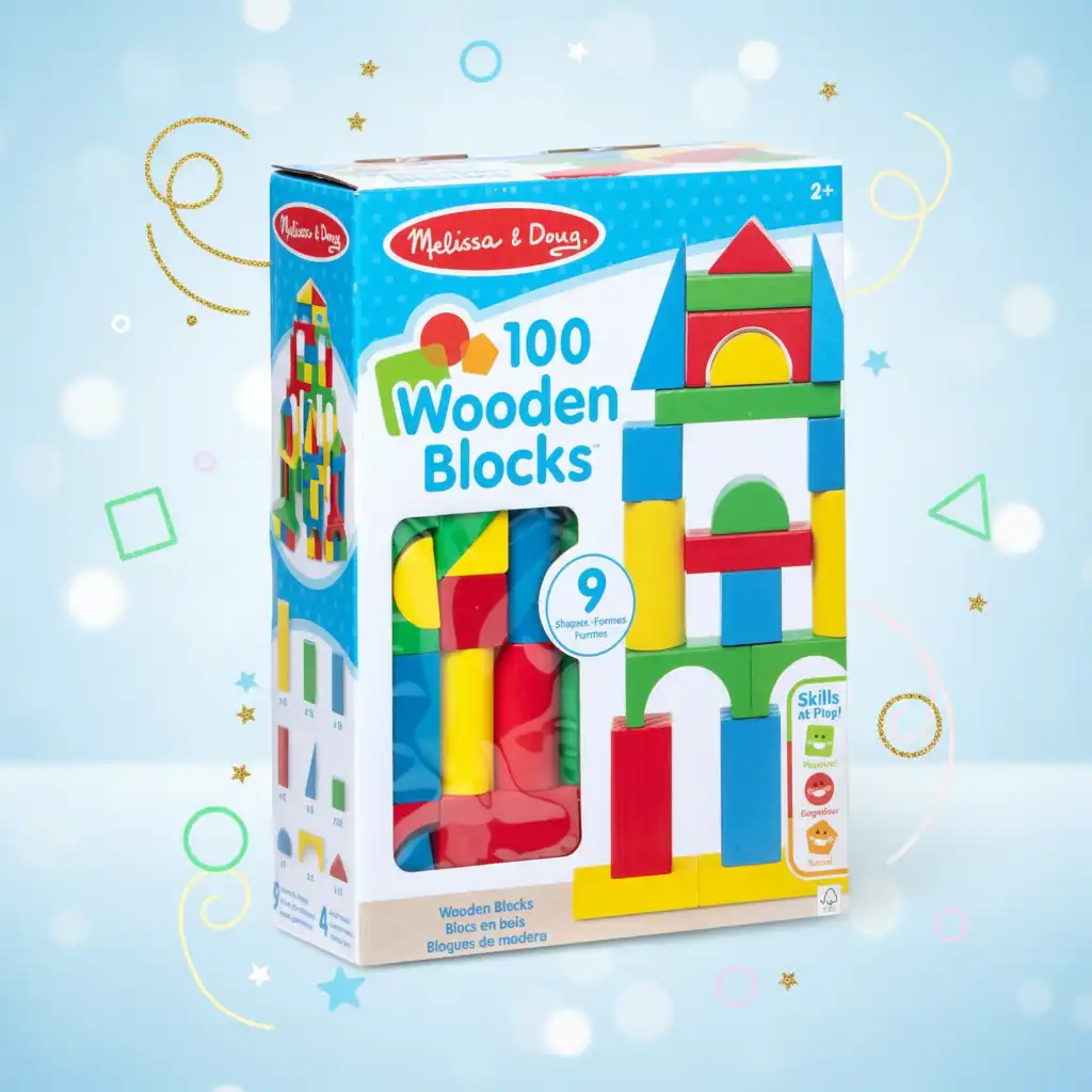Endless fun building colorful towers and castles.