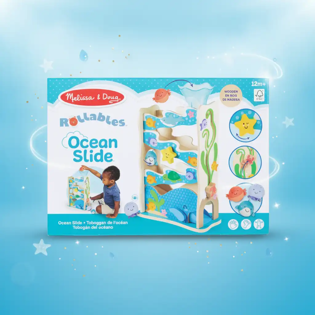 Experience endless rolling with sea friends on the wavy track.