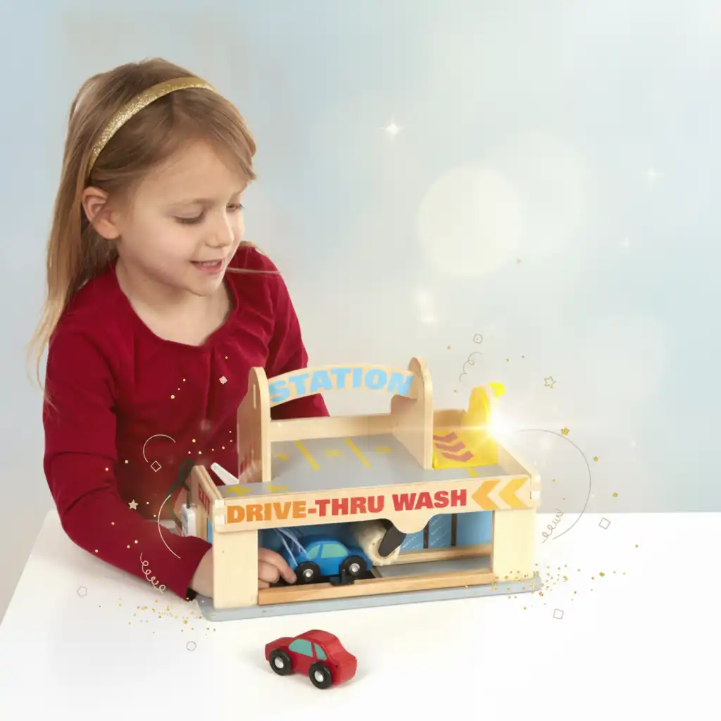 High-quality natural material for long toy durability.
