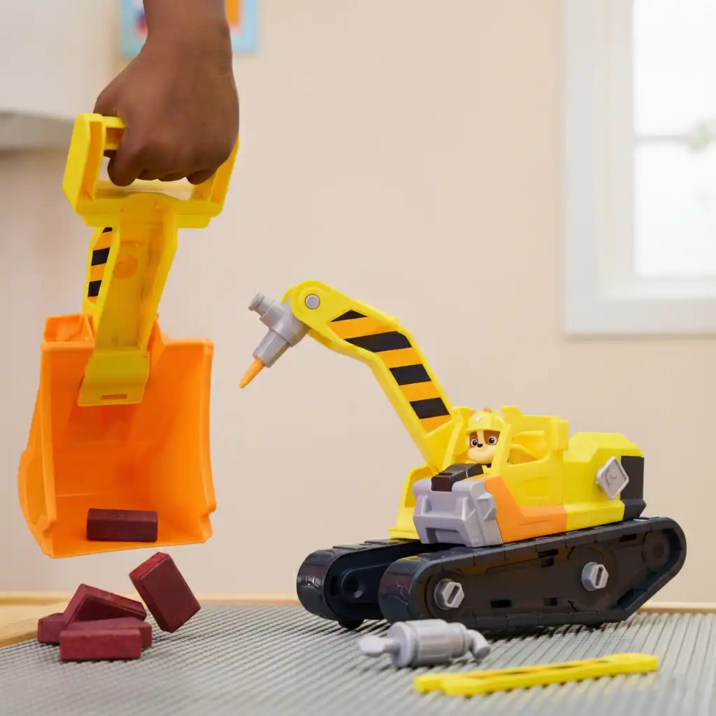 Develop imagination with a multifunctional construction machine