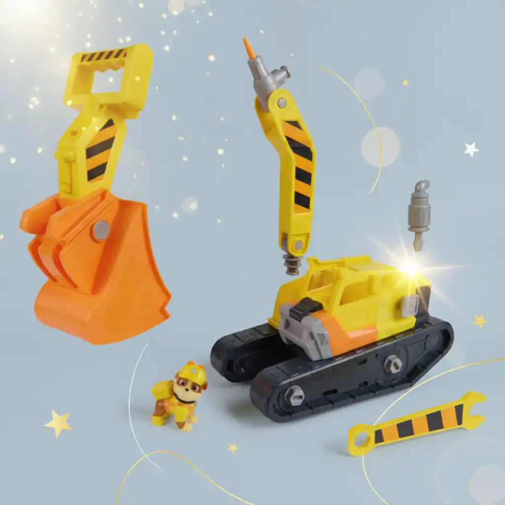 Discover endless play possibilities with the Rubble team