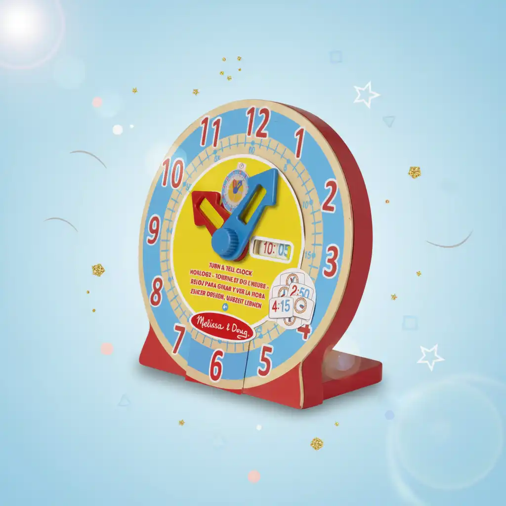 Develop fine motor skills with every tick of the hands.