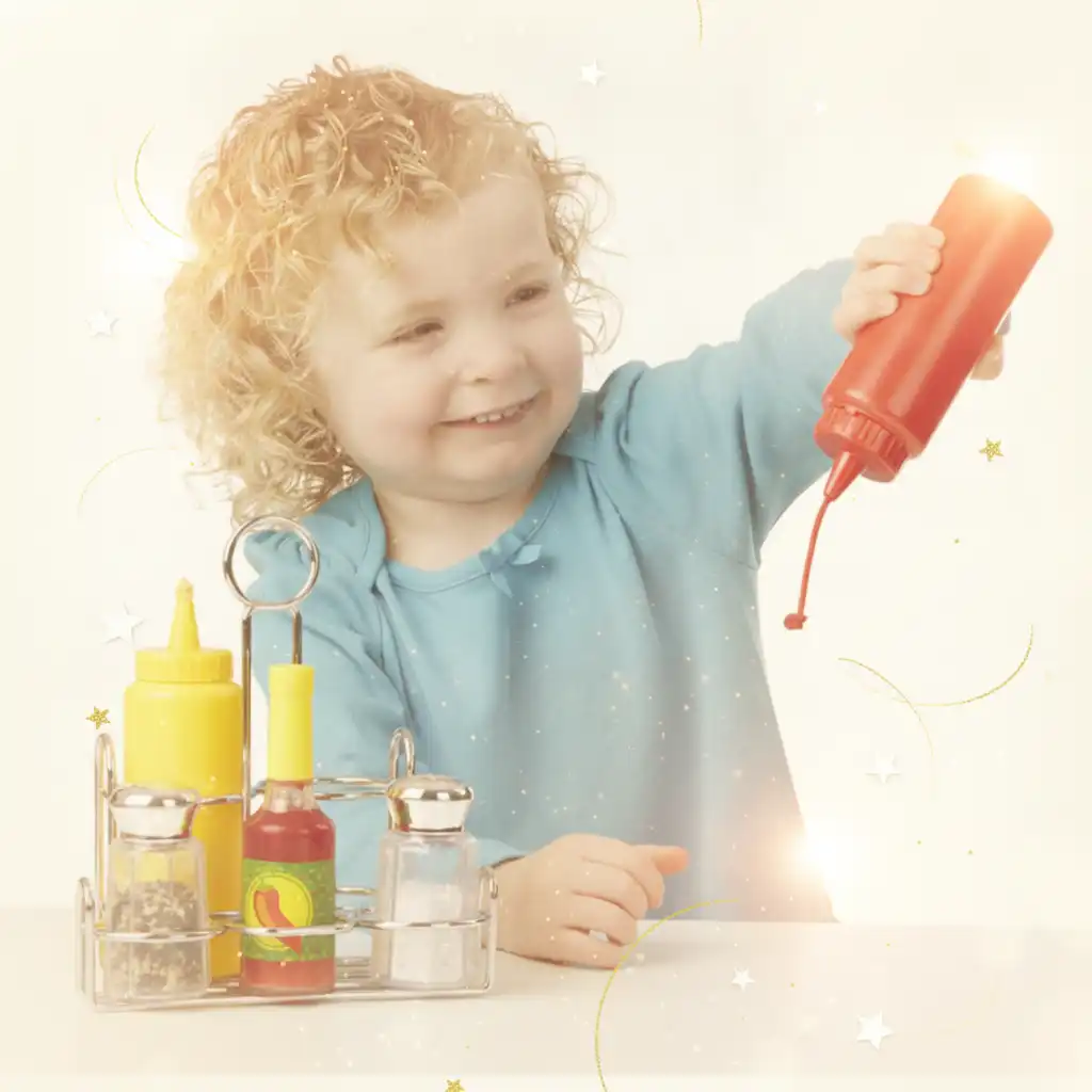 Support for imagination and Motor in cooking play.