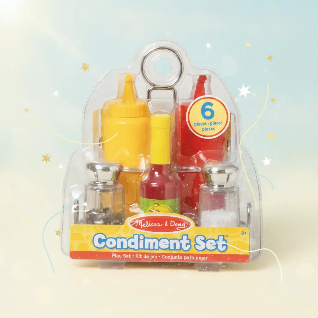 Discover new ways to play with realistic kitchen accessories.