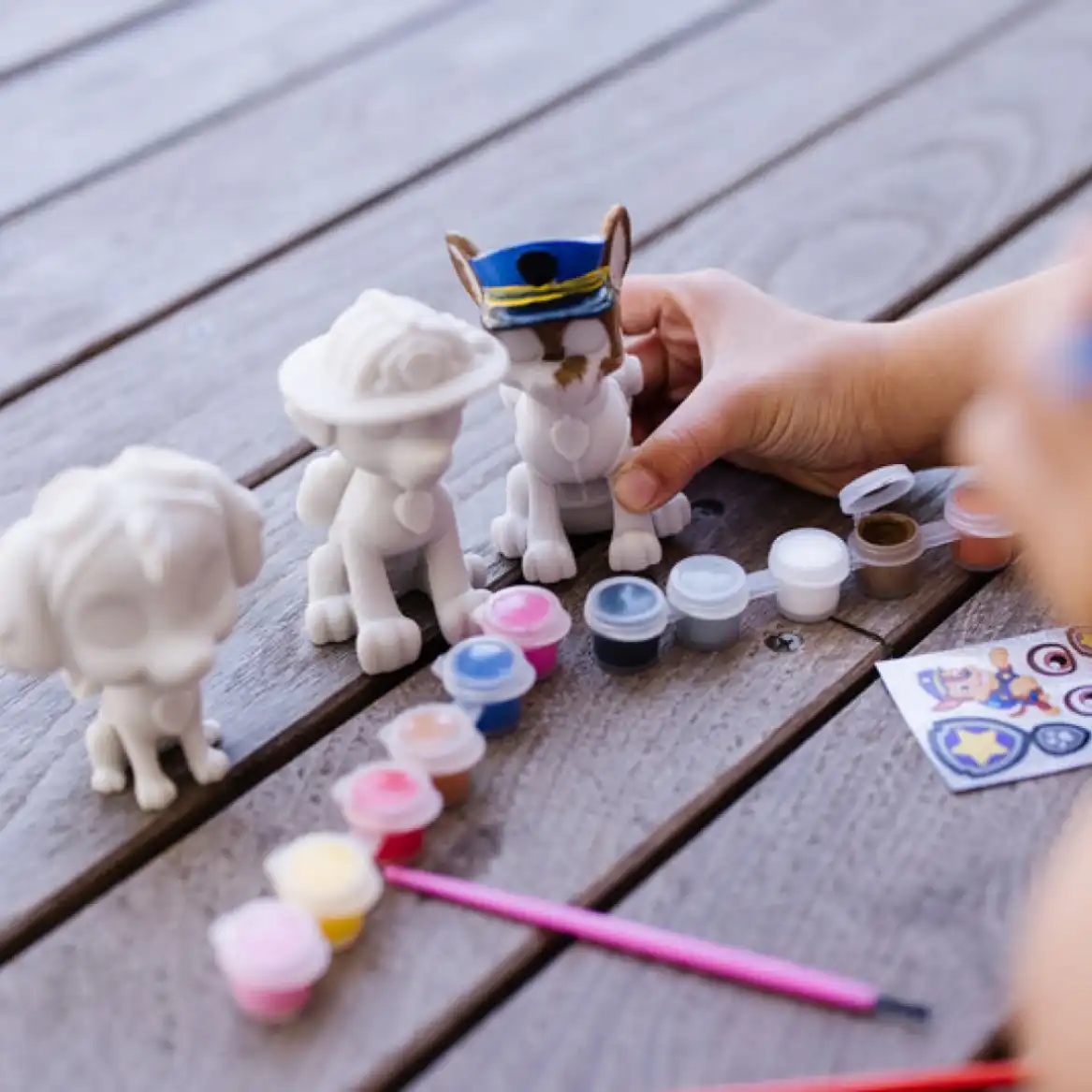 Development of fine Motor through painting favorite characters.