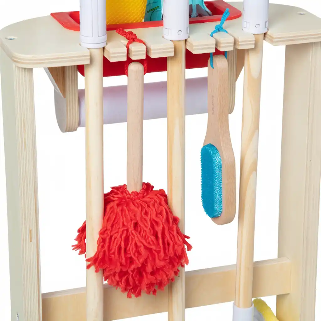 Precise craftsmanship of Wooden cleaning tools for preschoolers