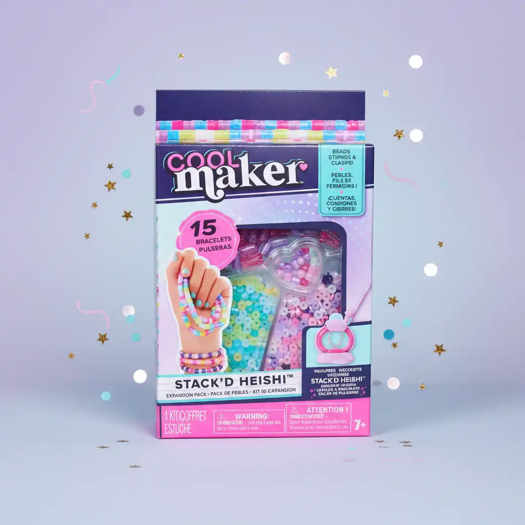 Complete set of beads and accessories for further crafting.