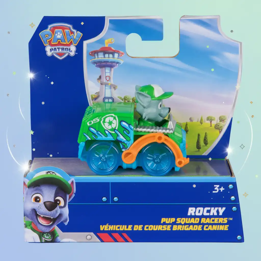 Experience endless fun with a small Rocky on the go.