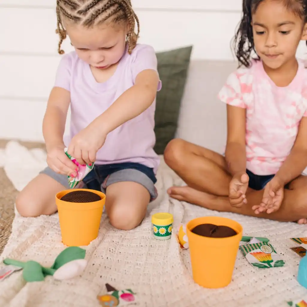 Support Children's imagination through creative gardener play.