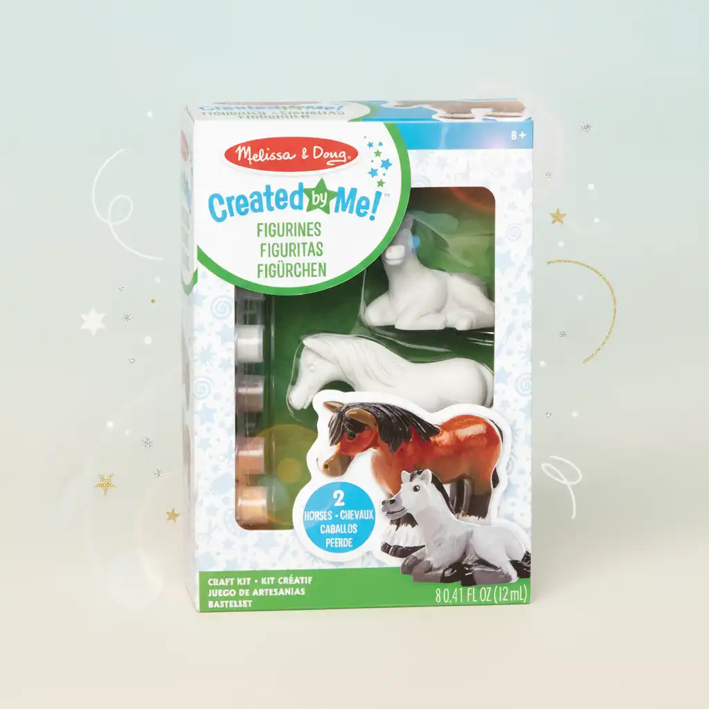 Enjoy endless hours of artistic fun with horse figurines.