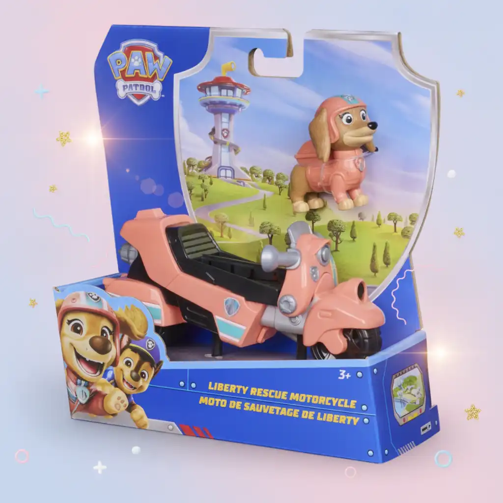 Become a hero of Adventure City with the brave Liberty.