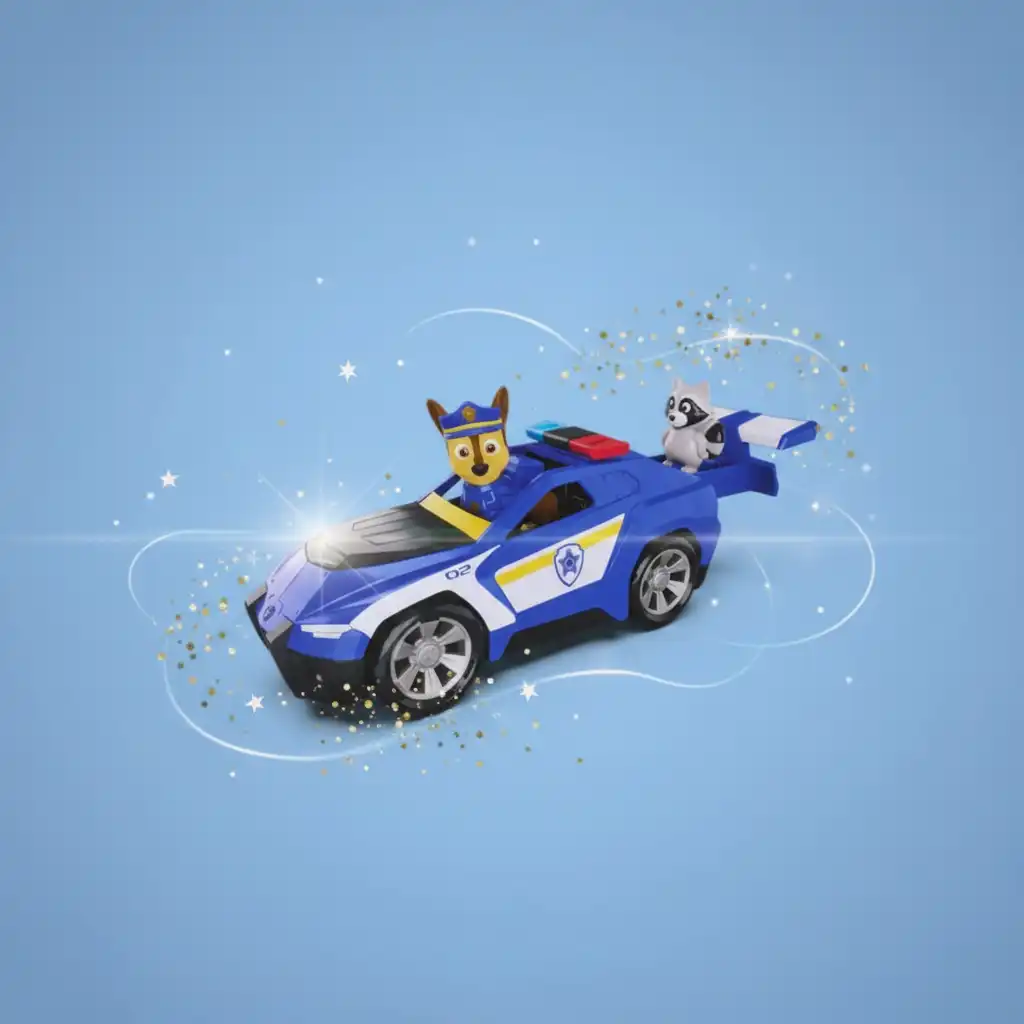 Precisely crafted Chase vehicle with functional details for play.