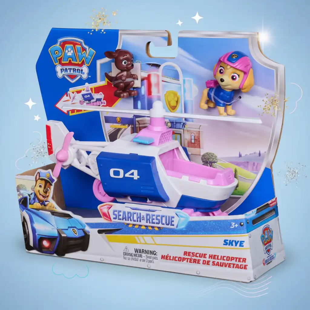 Experience thrilling adventures in the air with brave Skye.