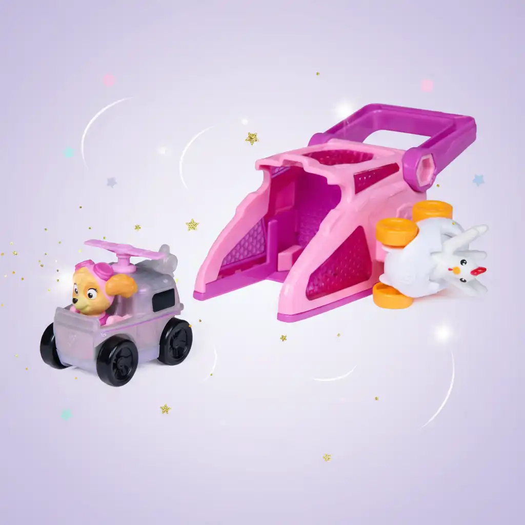 Practical and compact packaging for endless fun on the go.