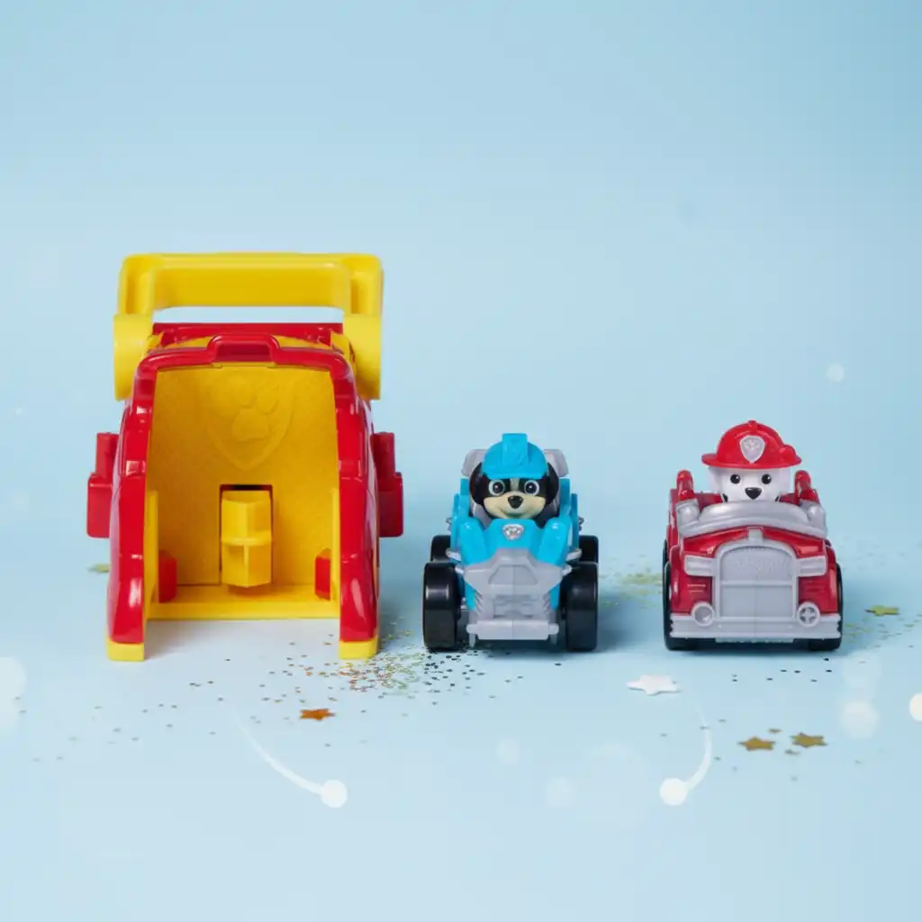 Compact set ideal for playing at home and on the go.