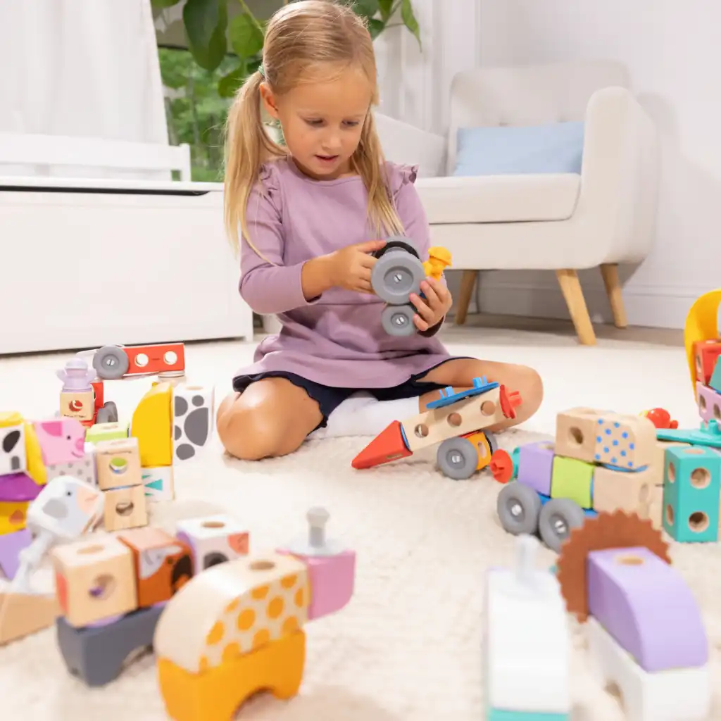 Improve fine motor skills through fun piece joining.