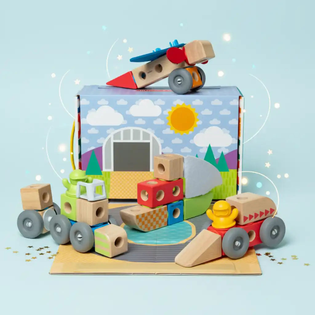 Top-quality wood for safe children's creativity
