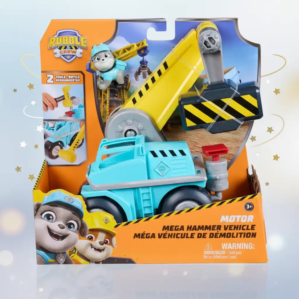 Discover new ways to play with detachable tools.